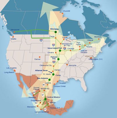 nafta super highway inland ports